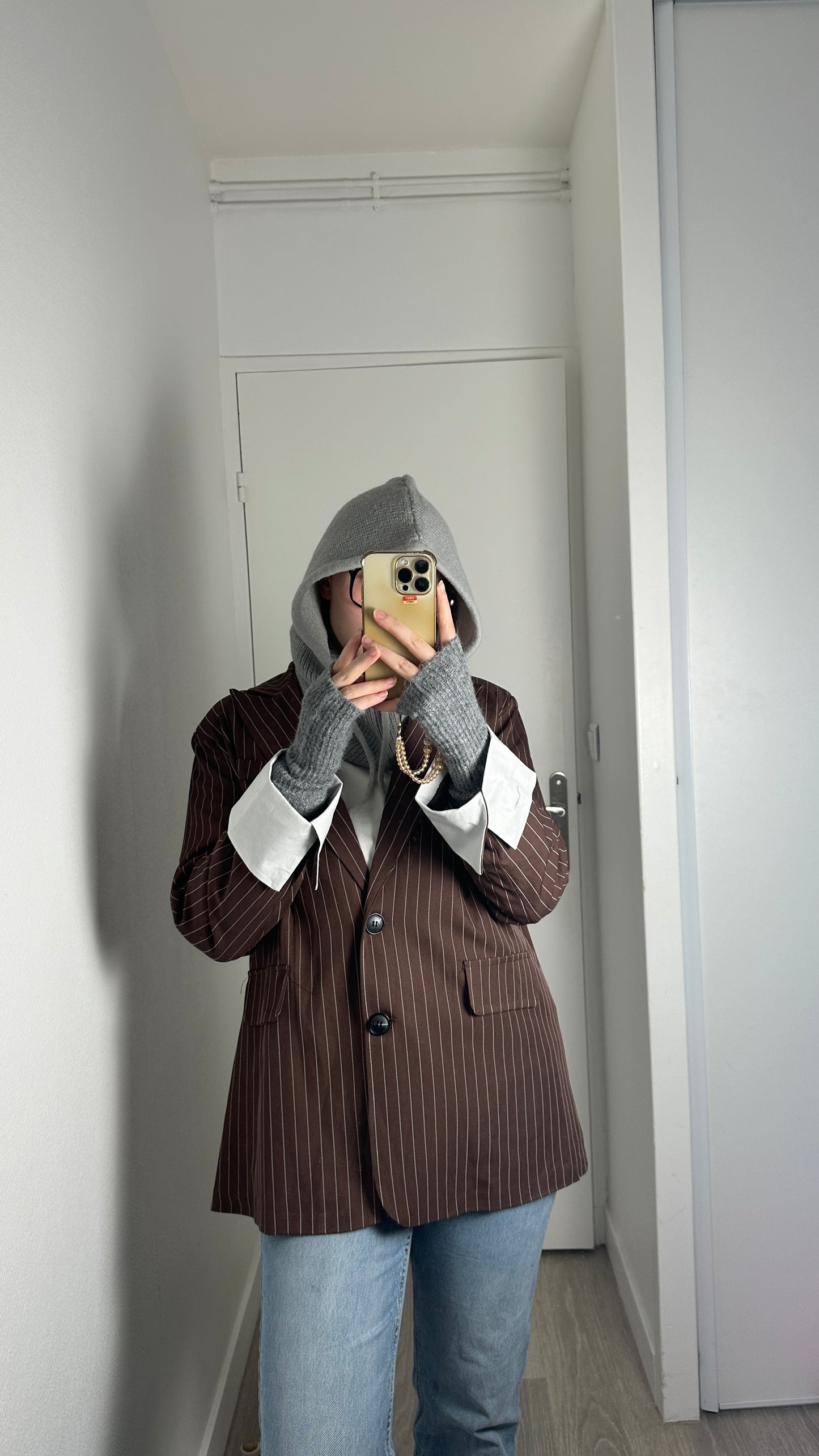 Veste blazer a rayures