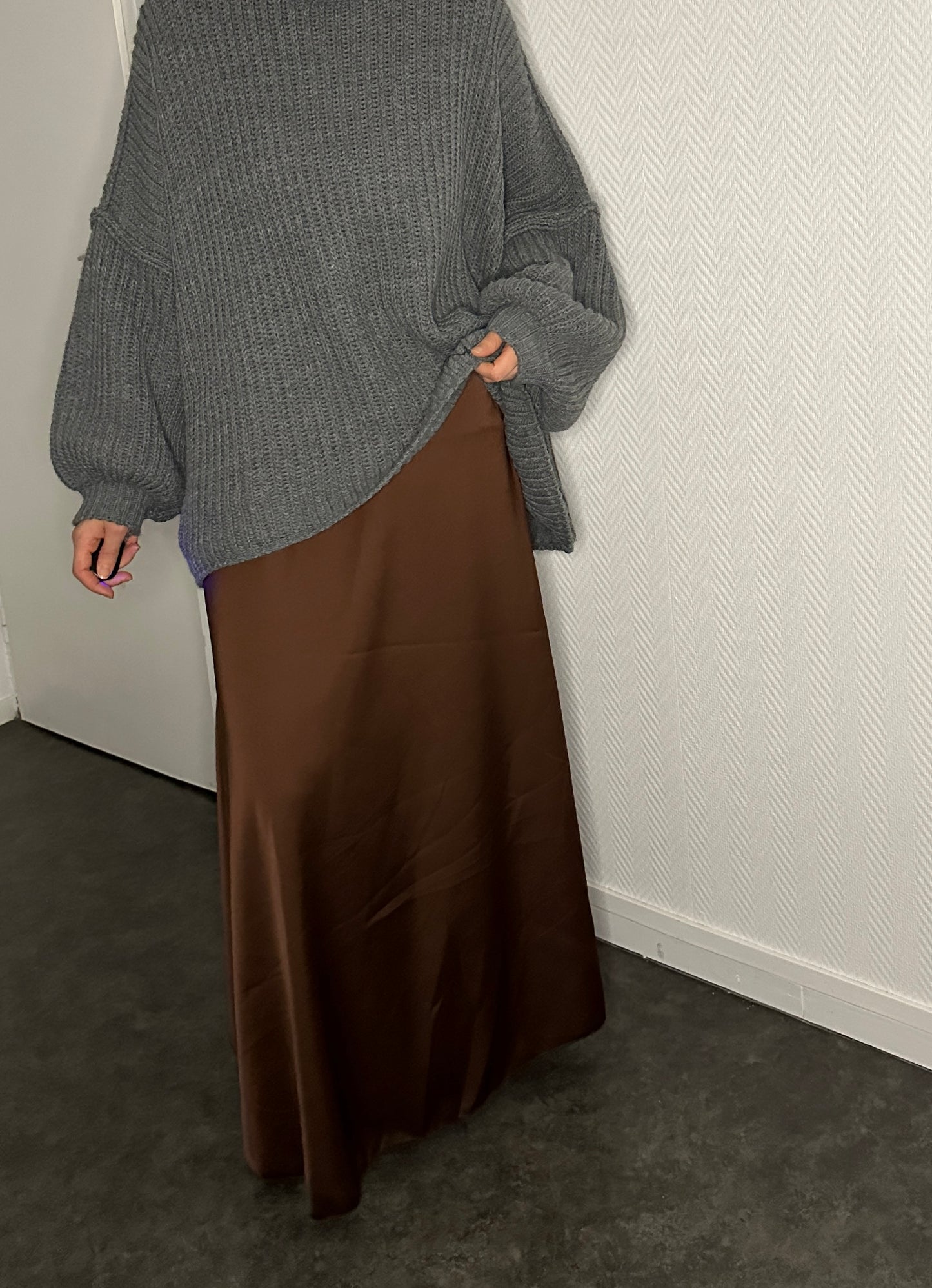 Jupe en satin