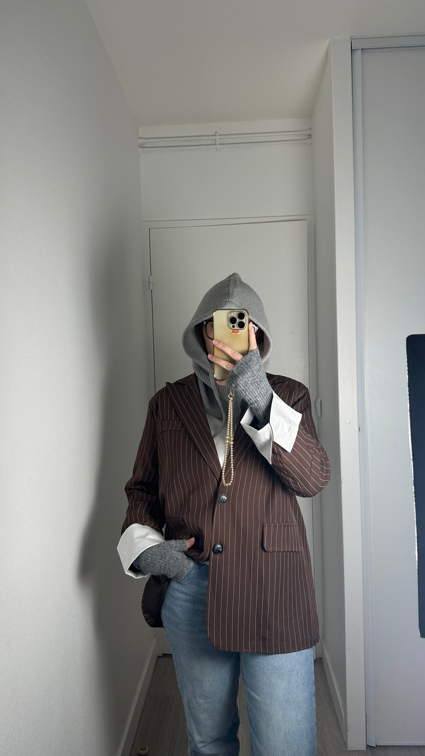 Veste blazer a rayures